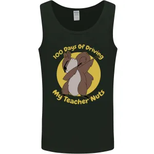 100 Days of Driving My Teacher Nuts Mens Vest Tank Top