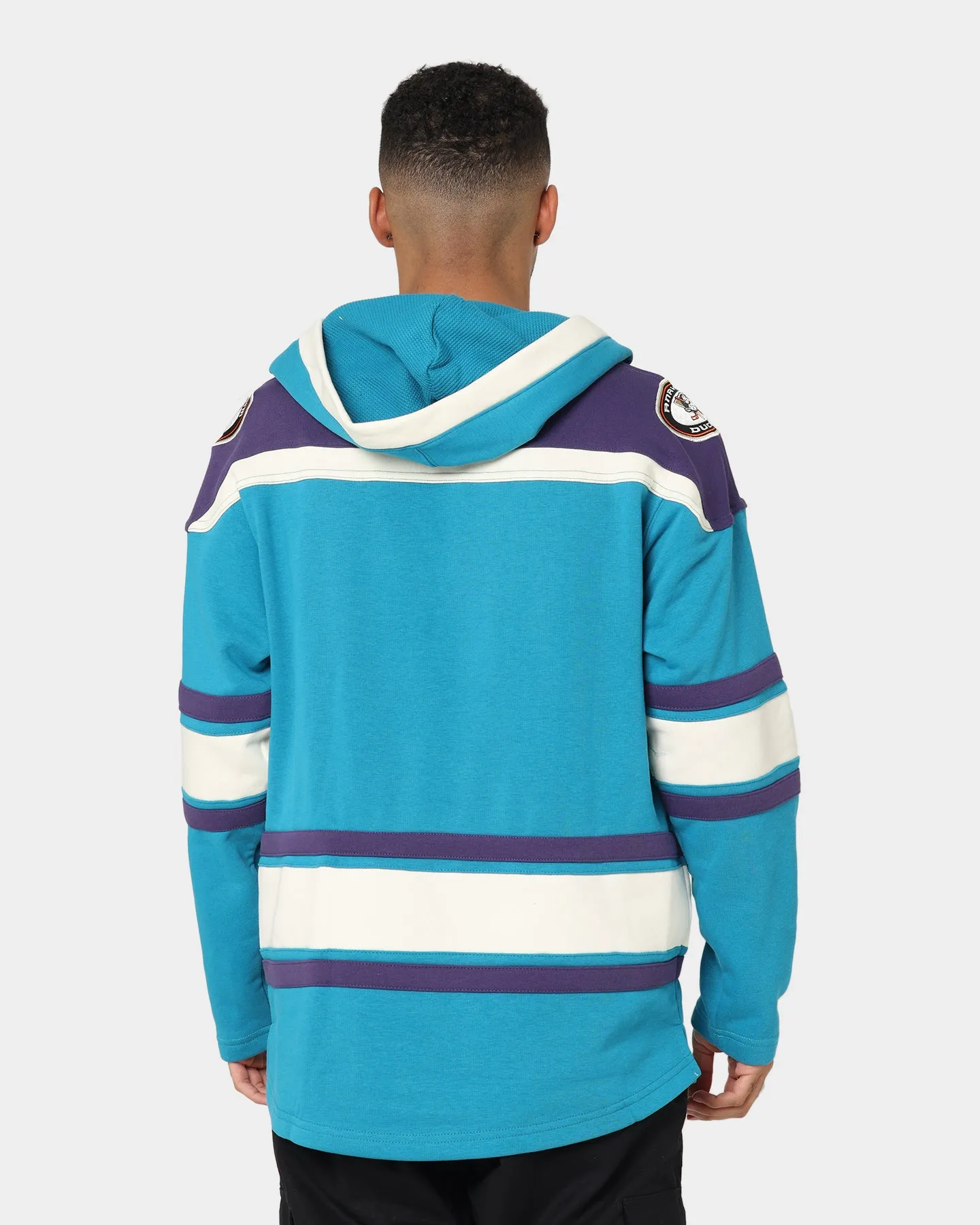 47 Brand Anaheim Ducks Lacer Hoodie Purple/Sharks Teal