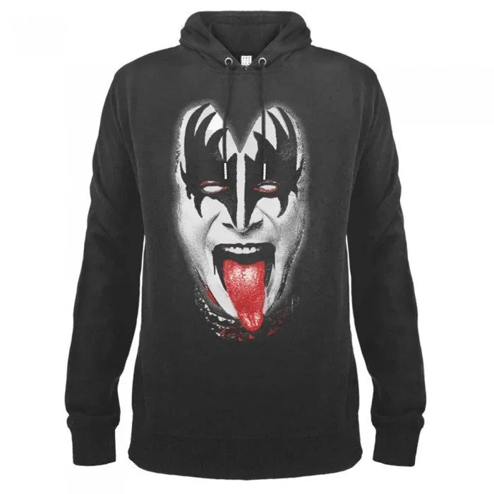 Amplified Unisex Adult Demon Face Kiss Hoodie