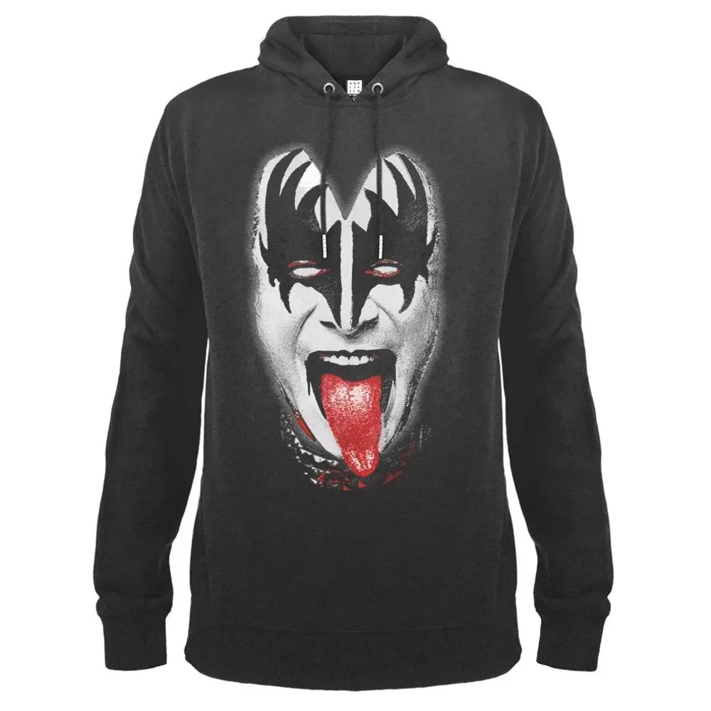 Amplified Unisex Adult Demon Face Kiss Hoodie