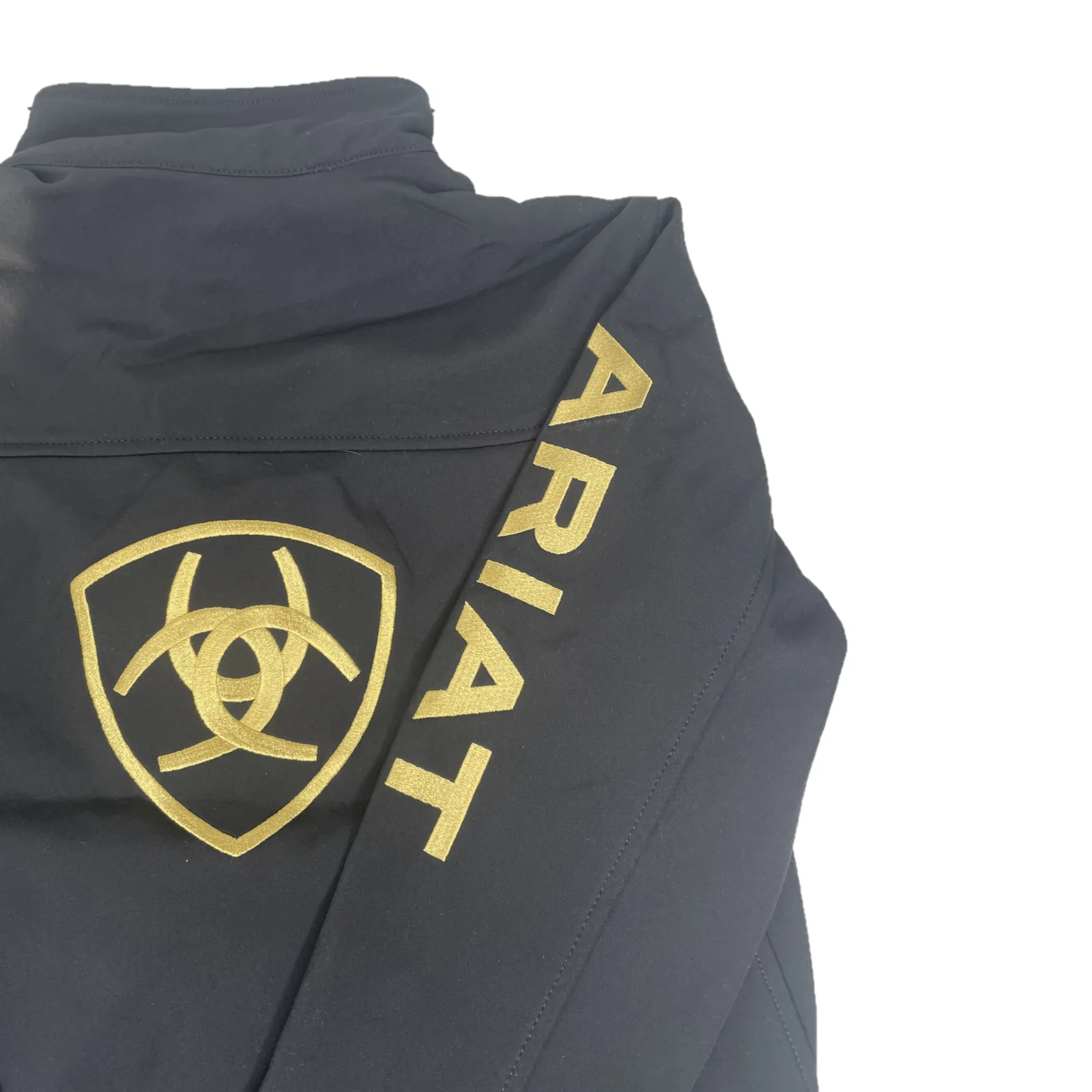 Ariat® Youth New Team Black & Gold Softshell Jacket 10043052