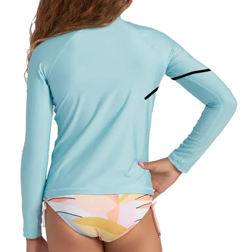 Billabong Youth Core Surf Daze Long Sleeve Rashguard - Marine Blue