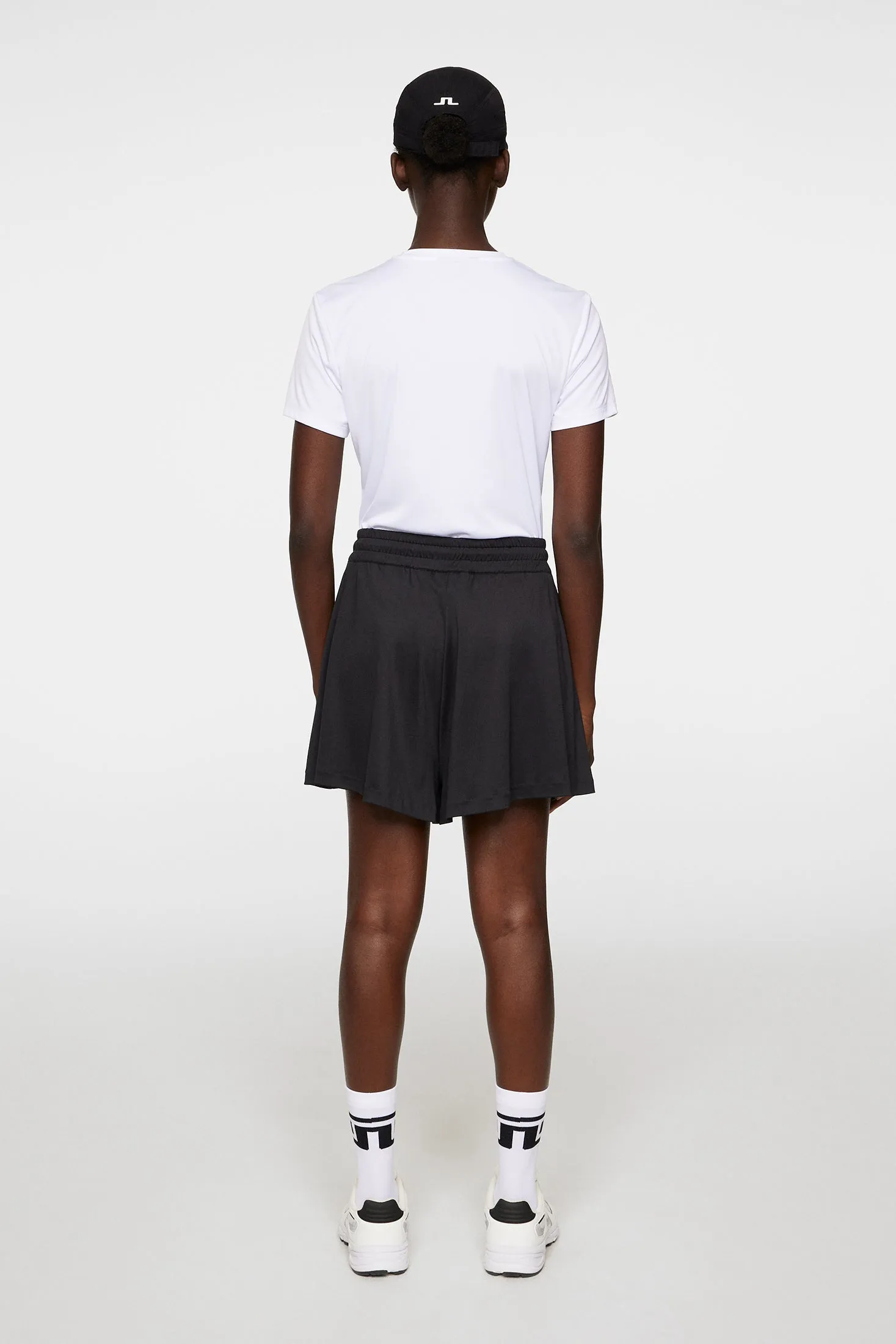 Billie Wide Jersey Shorts / Black