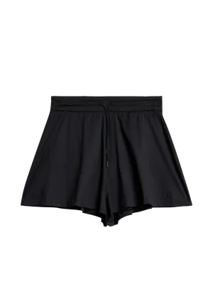 Billie Wide Jersey Shorts / Black