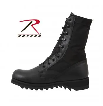 Black Ripple Sole Jungle Boots - Discontinued