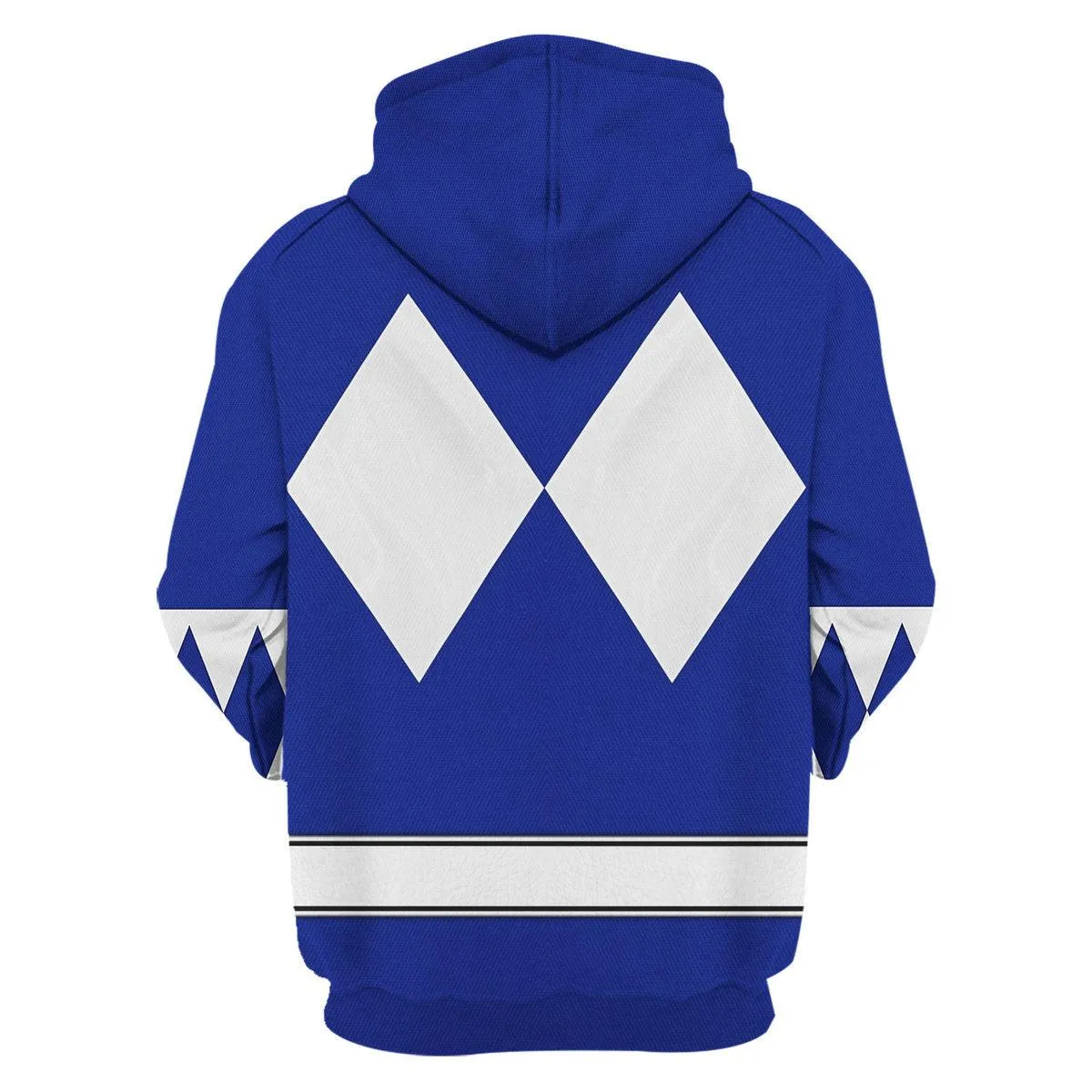 Blue Ranger Mighty Morphin The Movie (1995) Hoodies Sweatshirt T-shirt Hawaiian