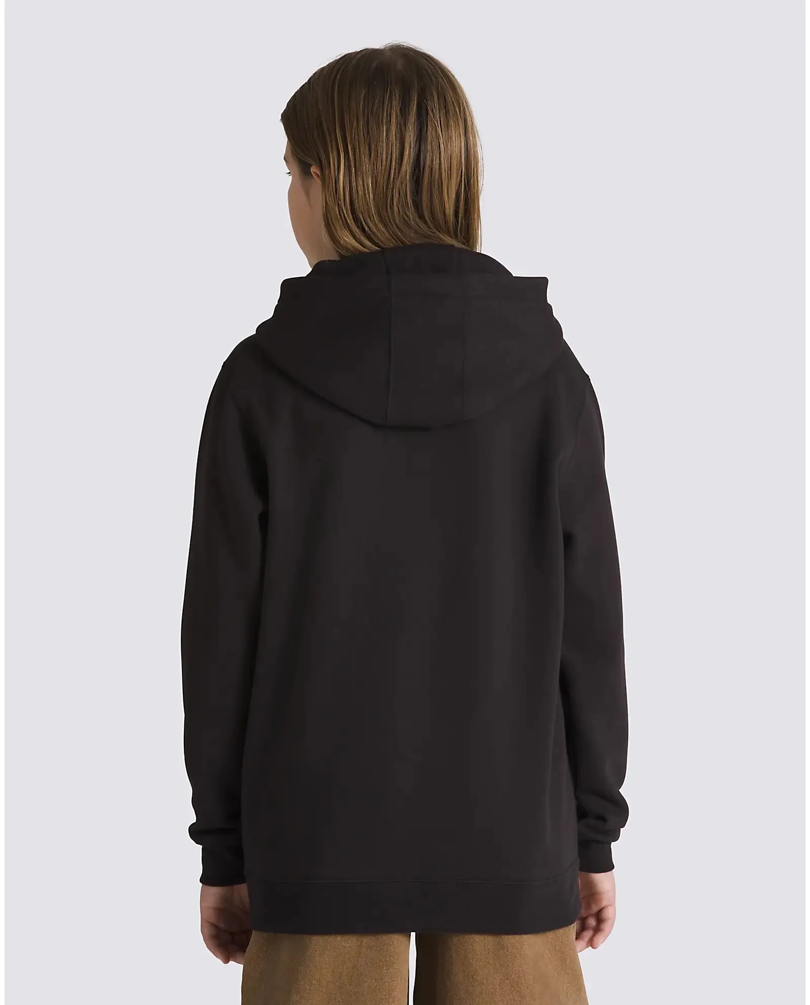 Boys Burnout Hoodie in Black