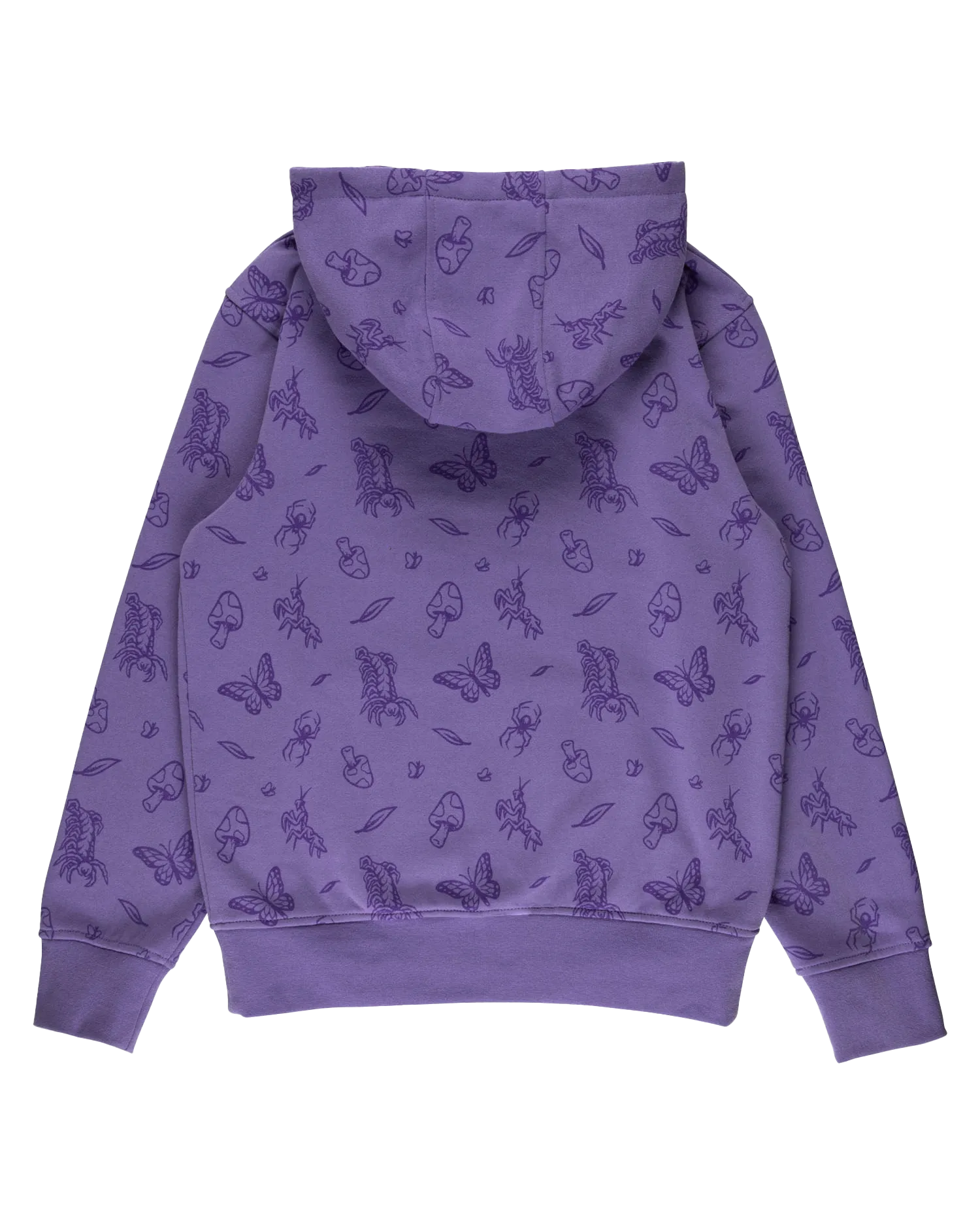 Boys Winkowski Comic Bugs Hoodie in Meta Mauve