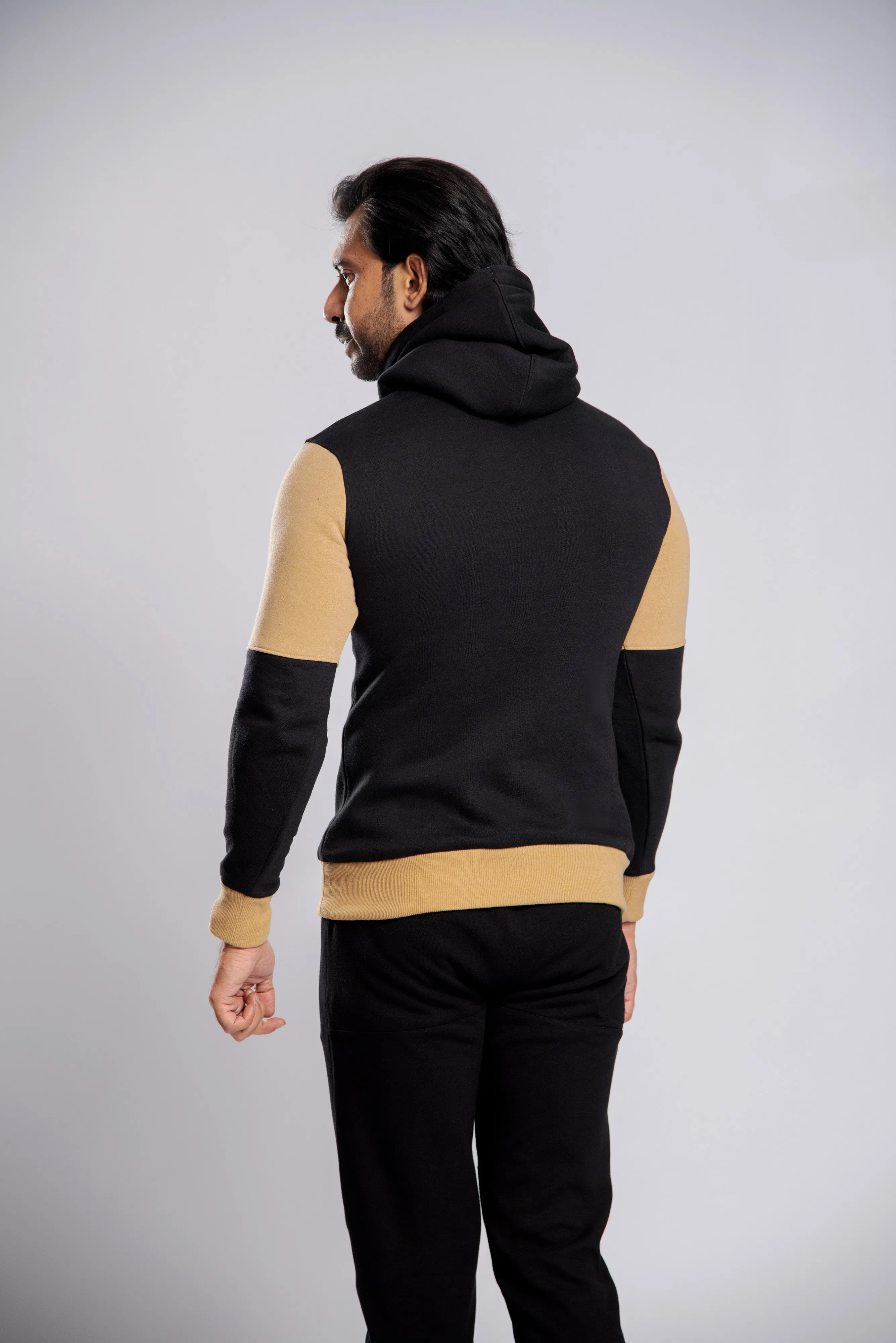 Bradford Hoodie - Black/Beige | Kaptan