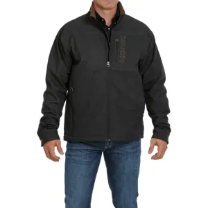 Cinch Men's Concealed Carry Black & Tan Bonded Logo Jacket MWJ1537002