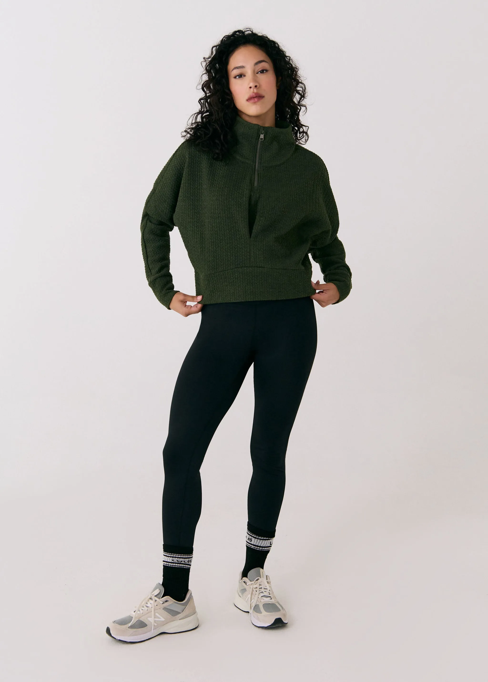 Clover Half Zip Top