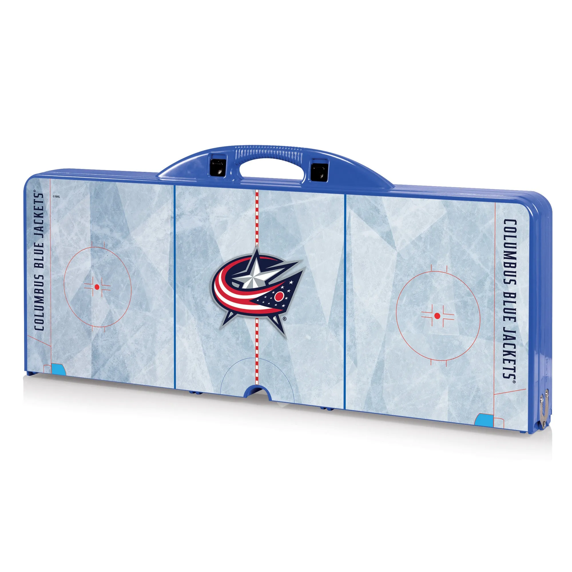 Columbus Blue Jackets - Picnic Table Portable Folding Table with Seats