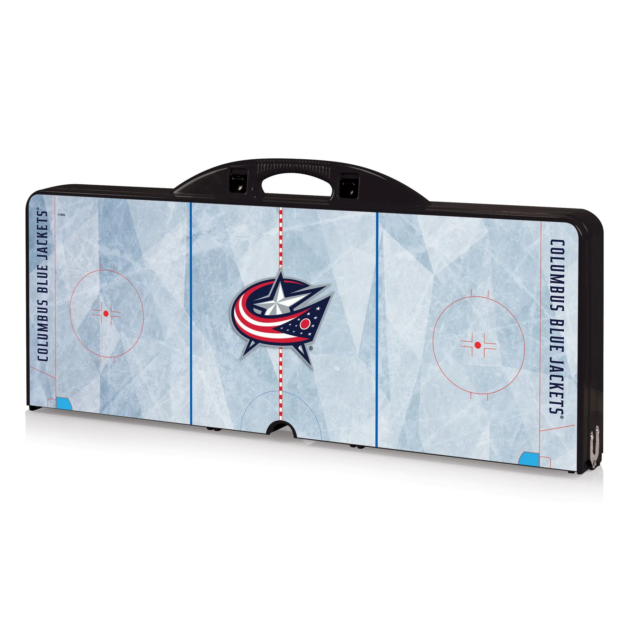 Columbus Blue Jackets - Picnic Table Portable Folding Table with Seats