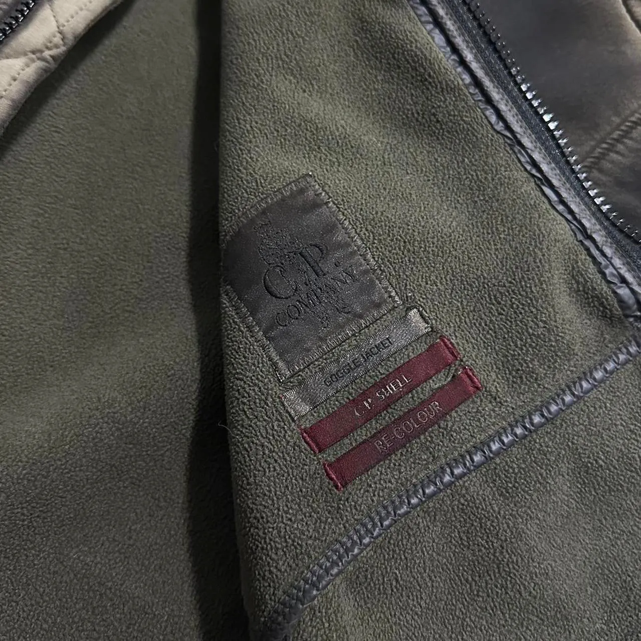 CP Company re-colour soft shell goggle jacket