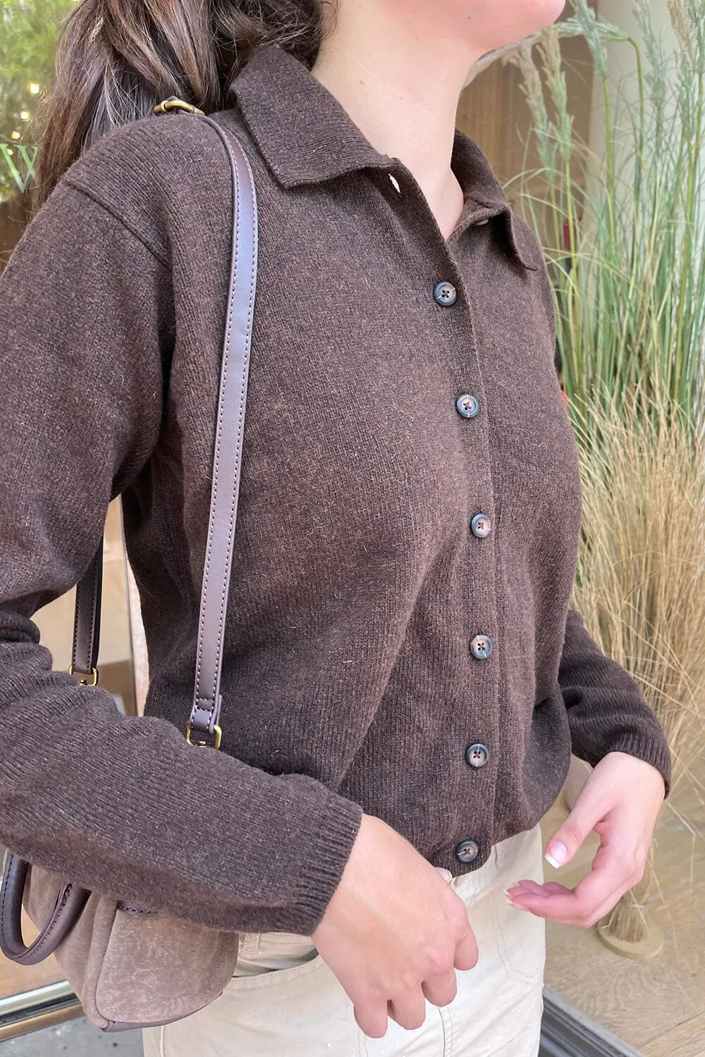 Elise Heavy Wool Cardigan