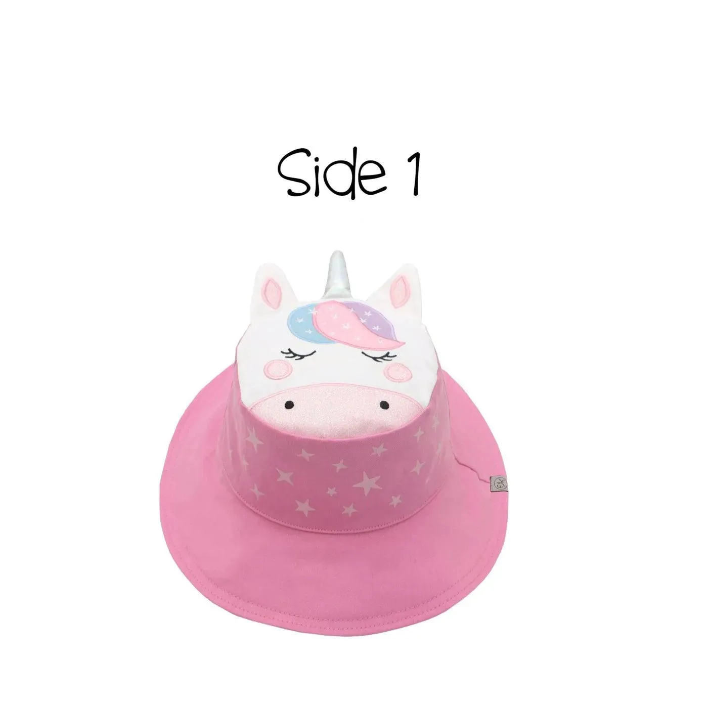 Flapjack Kids UPF50  Sun Hat - Unicorn/Star