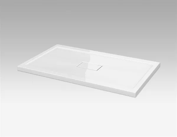 Fleurco ADF Quad Shower Base with Low Profile and Concealed Centre Drain 60" x 36"