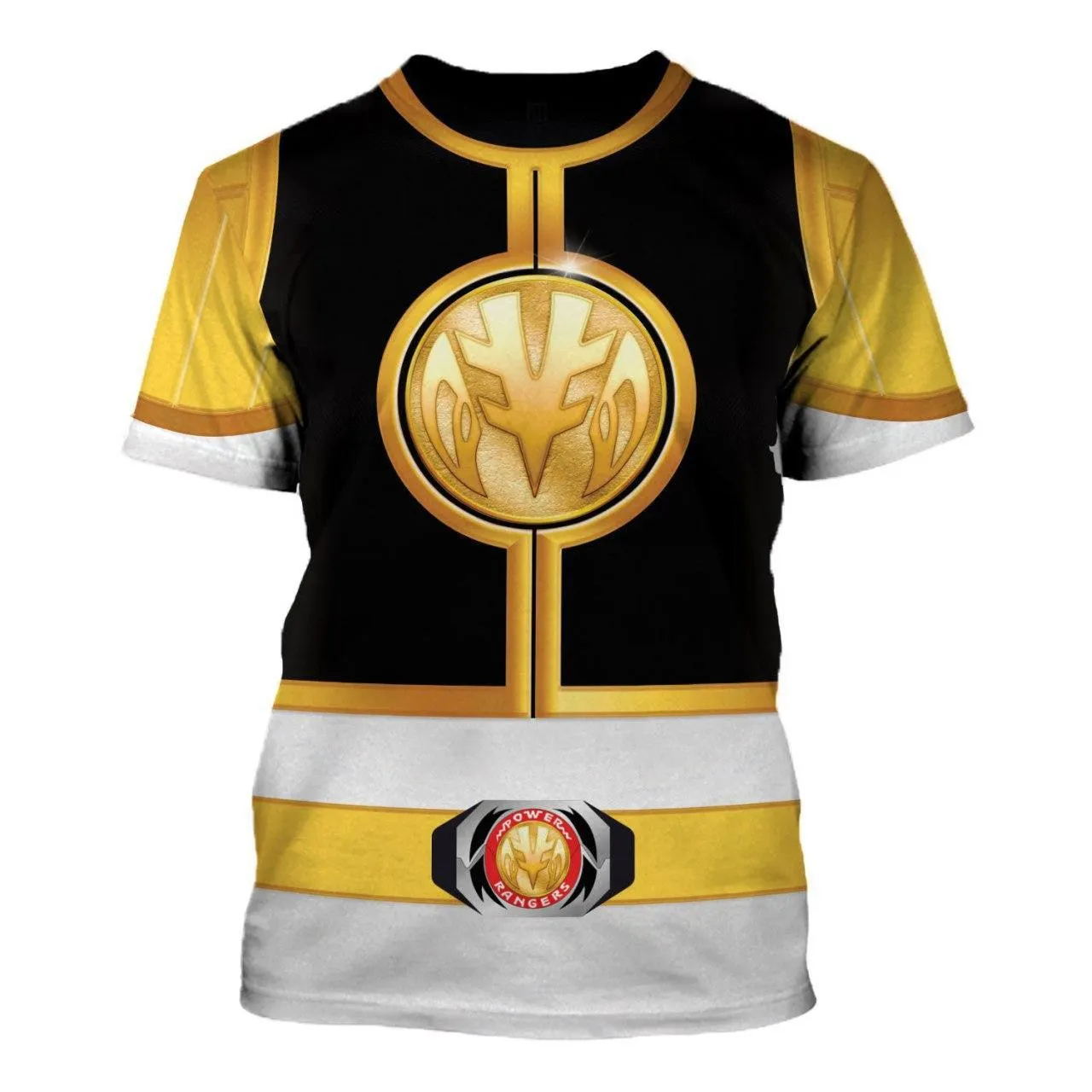 Gearhomie Unisex Tracksuit Hoodies White Power Ranger 3D Costumes