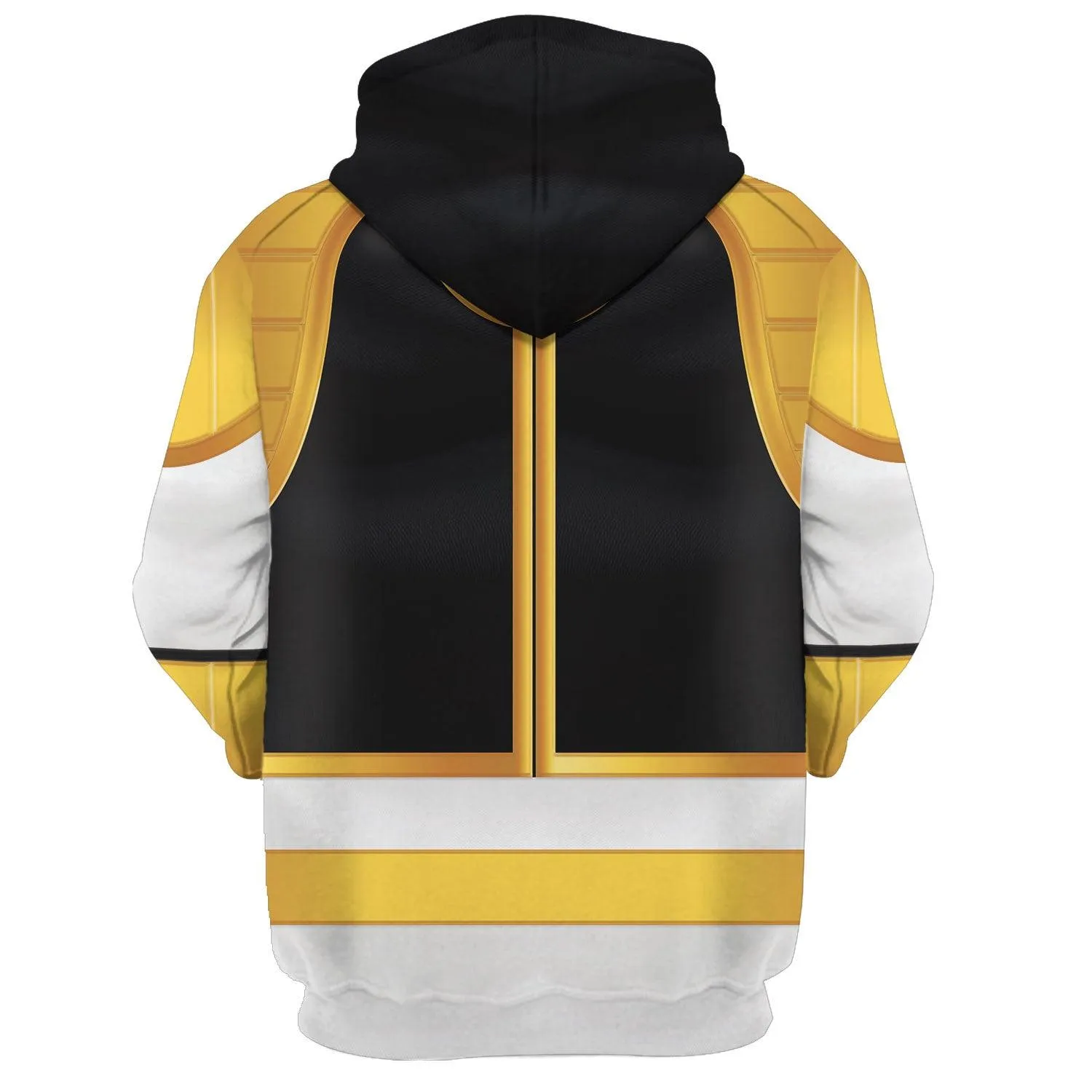 Gearhomie Unisex Tracksuit Hoodies White Power Ranger 3D Costumes