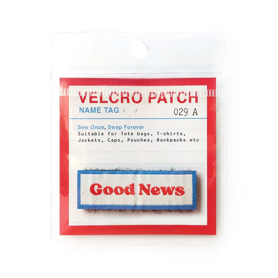 Good News (Red Word) {Velcro Tag}