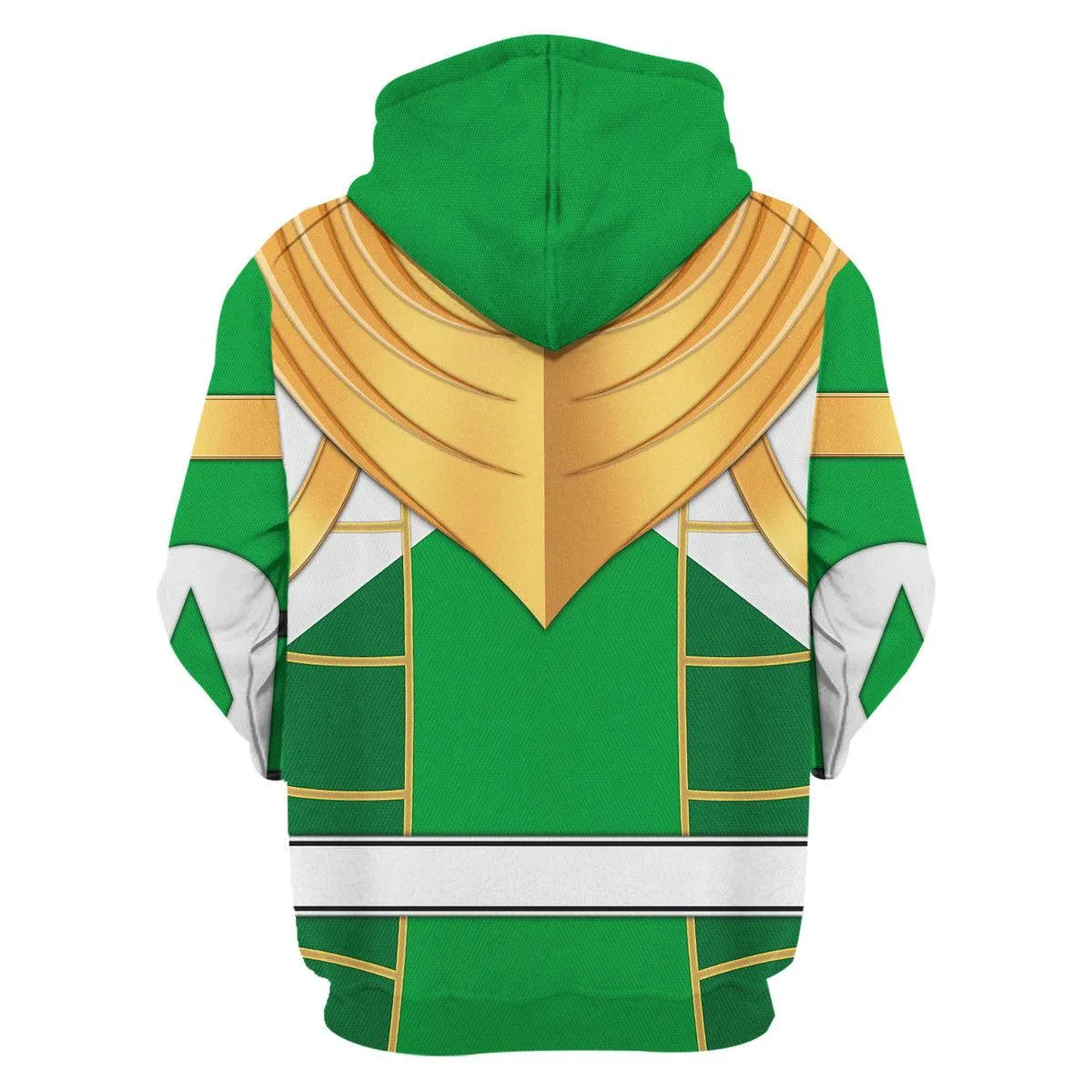 Green Ranger Dragon Shield Mighty Morphin Cosplay Hoodies Sweatshirt T-shirt Hawaiian