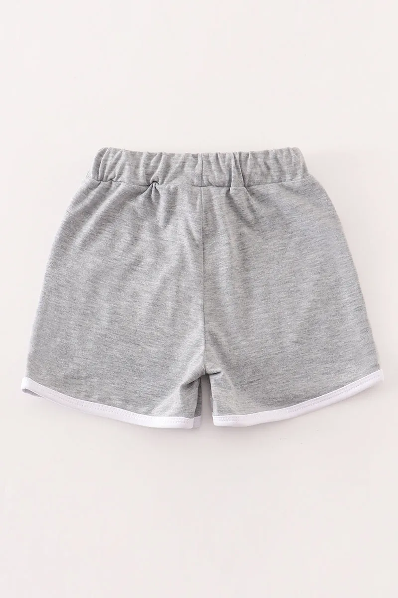 Grey boy shorts