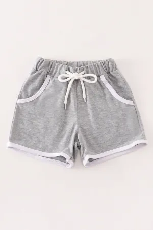 Grey boy shorts