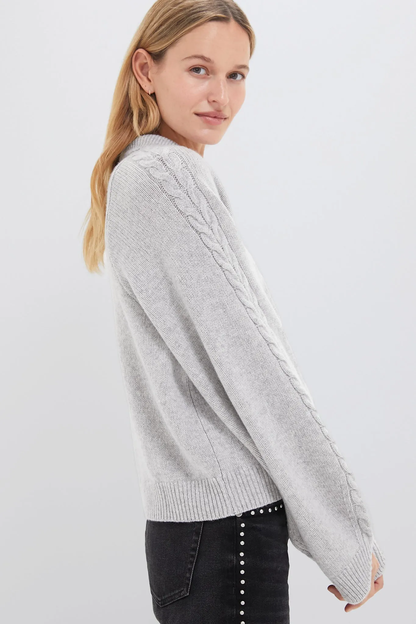 Grey Marle Jenny Wool Knit