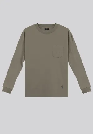 HEAVYWEIGHT LS POCKET T-SHIRT DESERT TAUPE