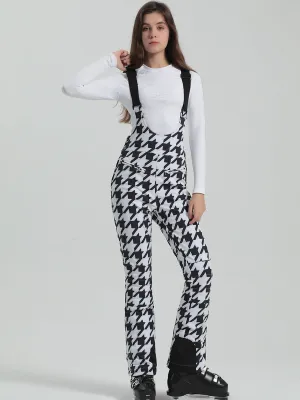 Houndstooth Slim Fit Jopette Ski Pants