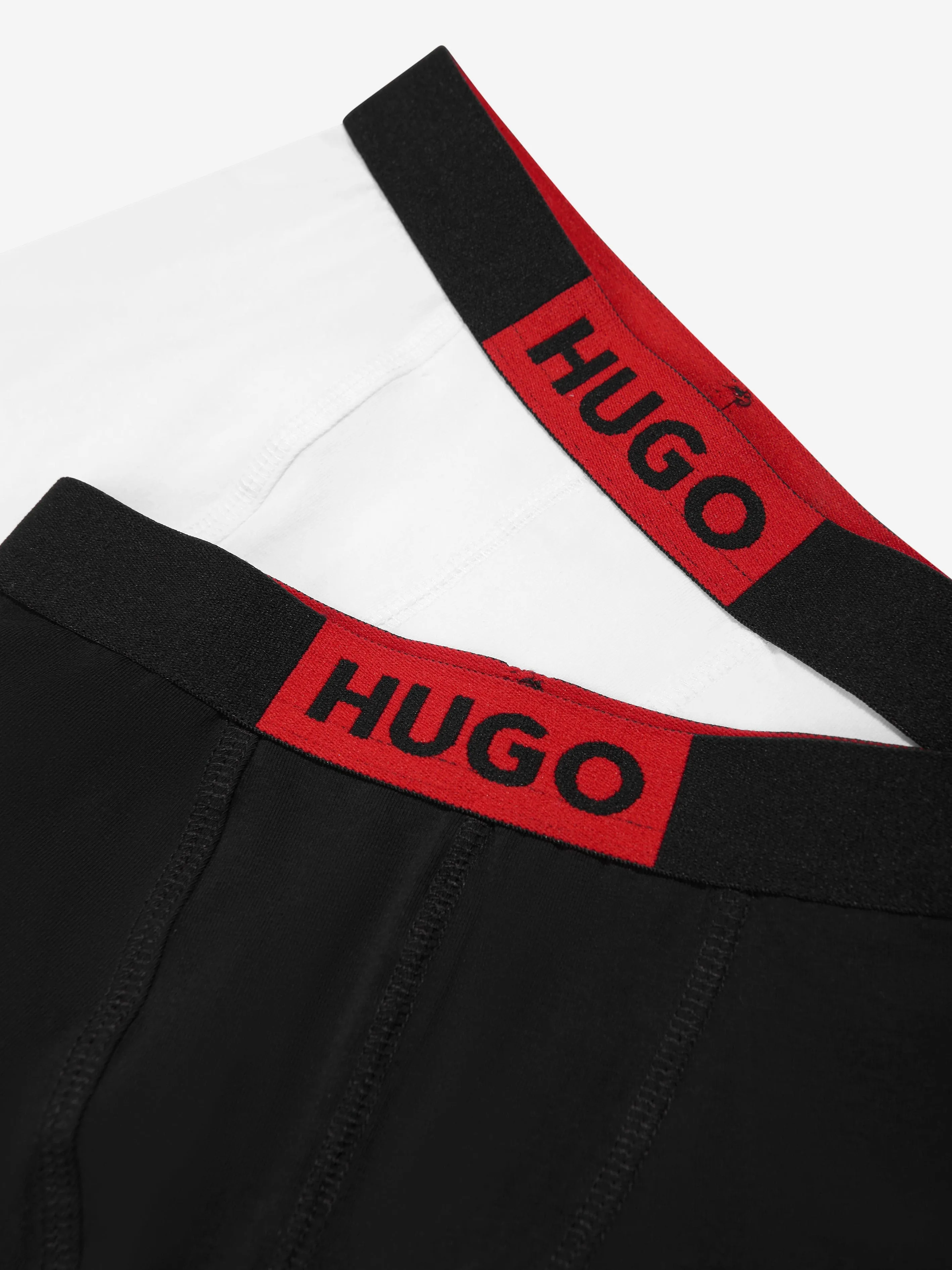 Hugo Boys Boxer Shorts Set (2 Pack) in Black