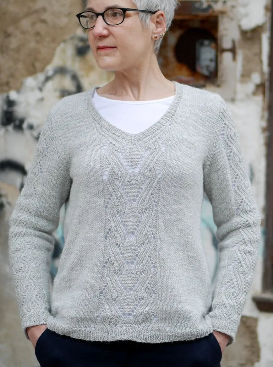 Illas Cíes Pullover <br/><small>knitting pattern</small>