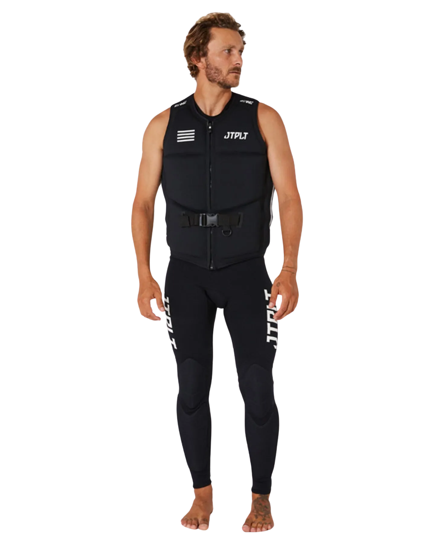 Jetpilot Vault Men's F/E Neo Vest Dual - Black/White - 2024