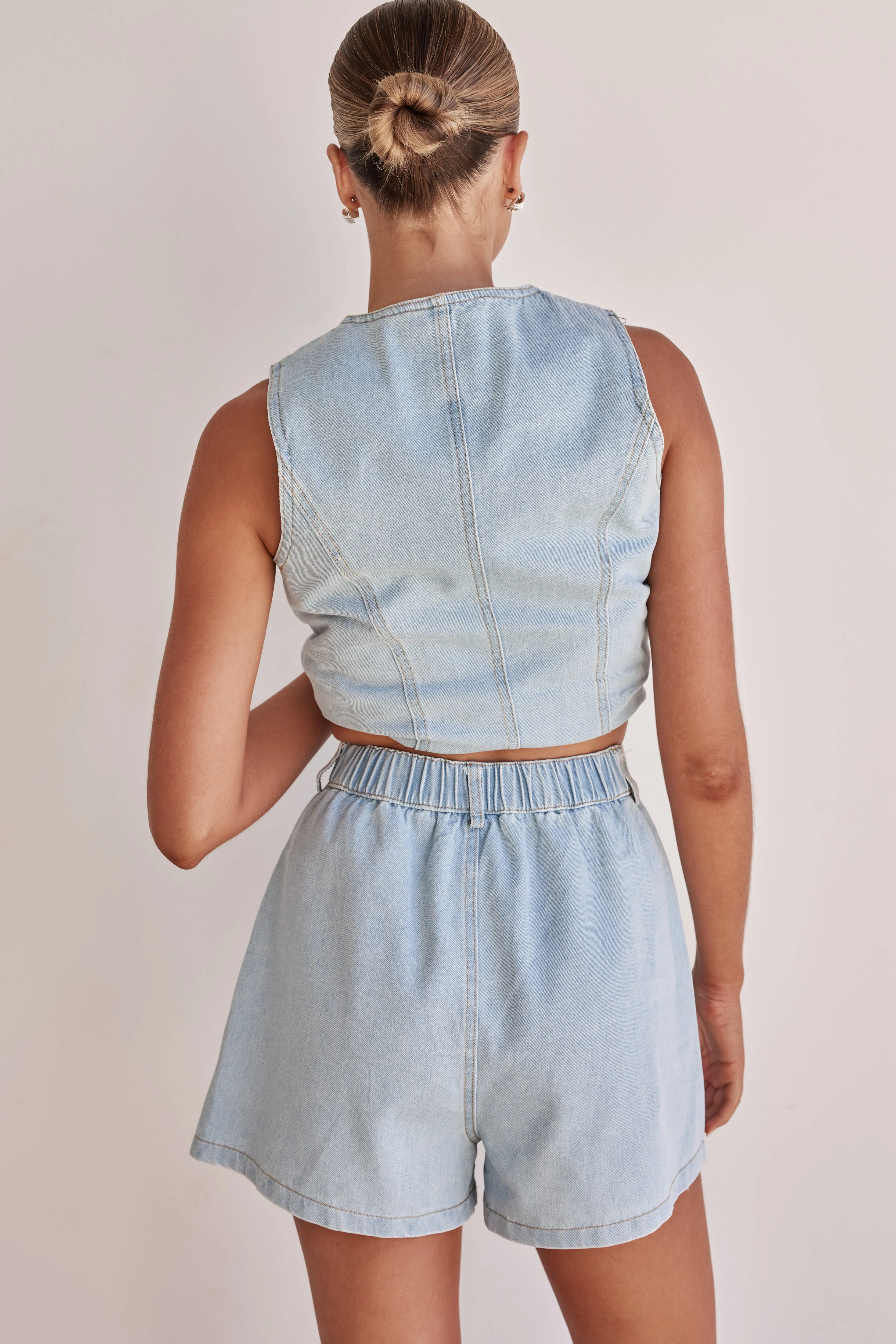 Jules Denim Set (Light Blue)