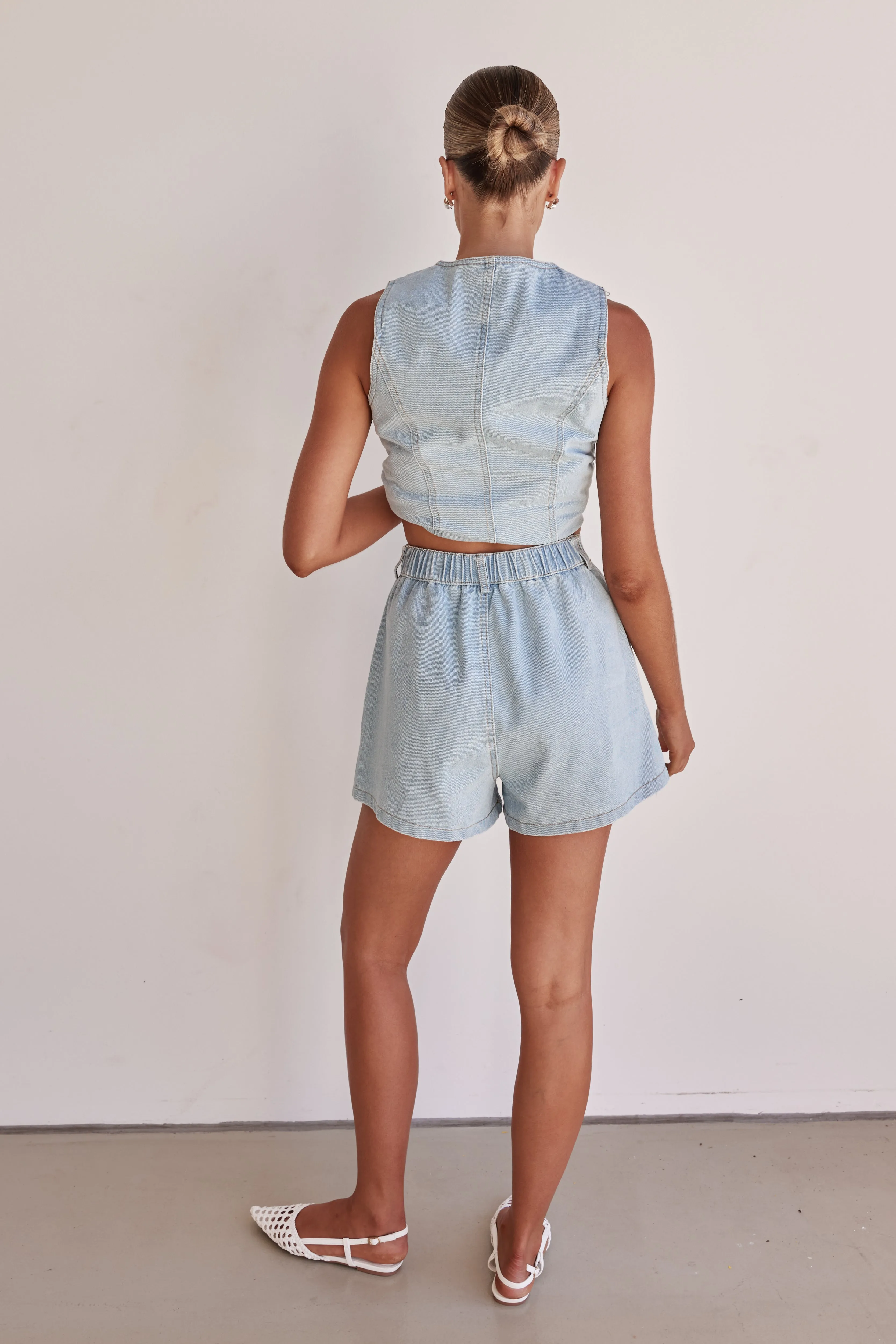 Jules Denim Set (Light Blue)