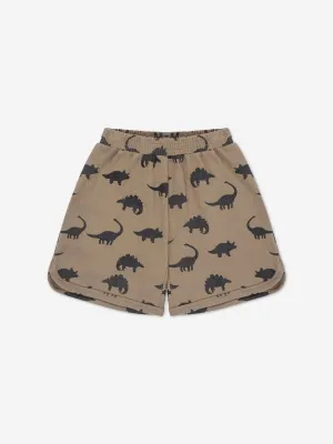 Konges Sløjd Boys Obi Dino Shorts in Beige