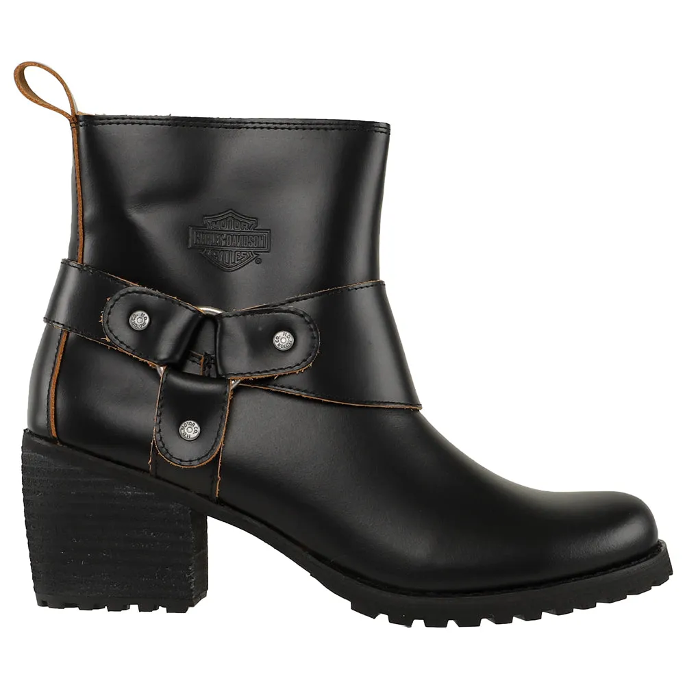 Lalanne Round Toe Motorcycle Zippered Boots