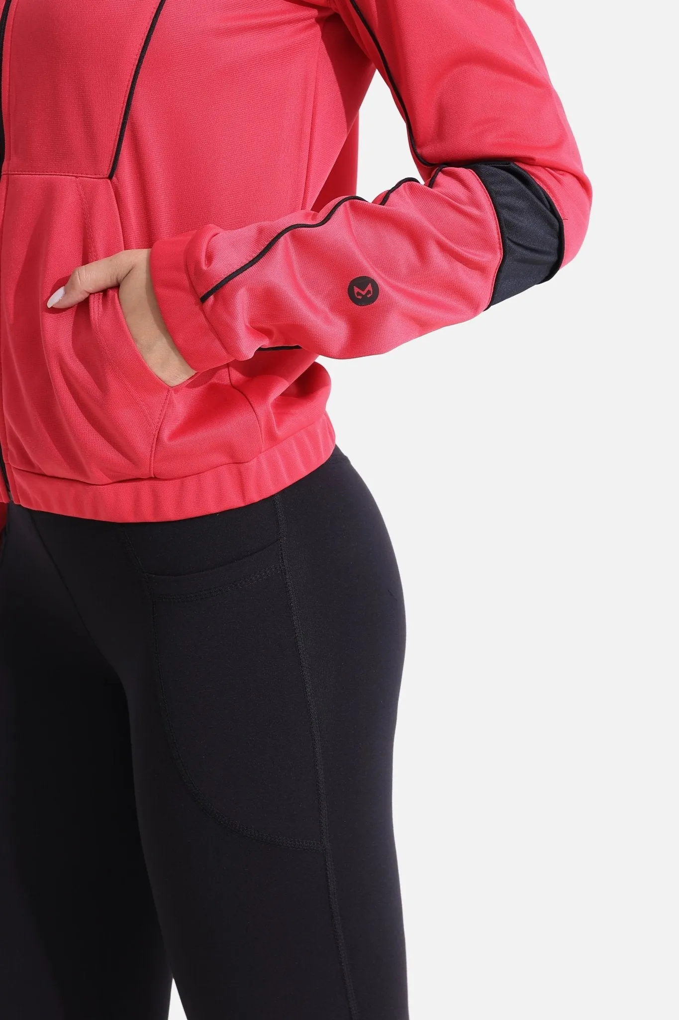 Magenta Tracksuit Jacket