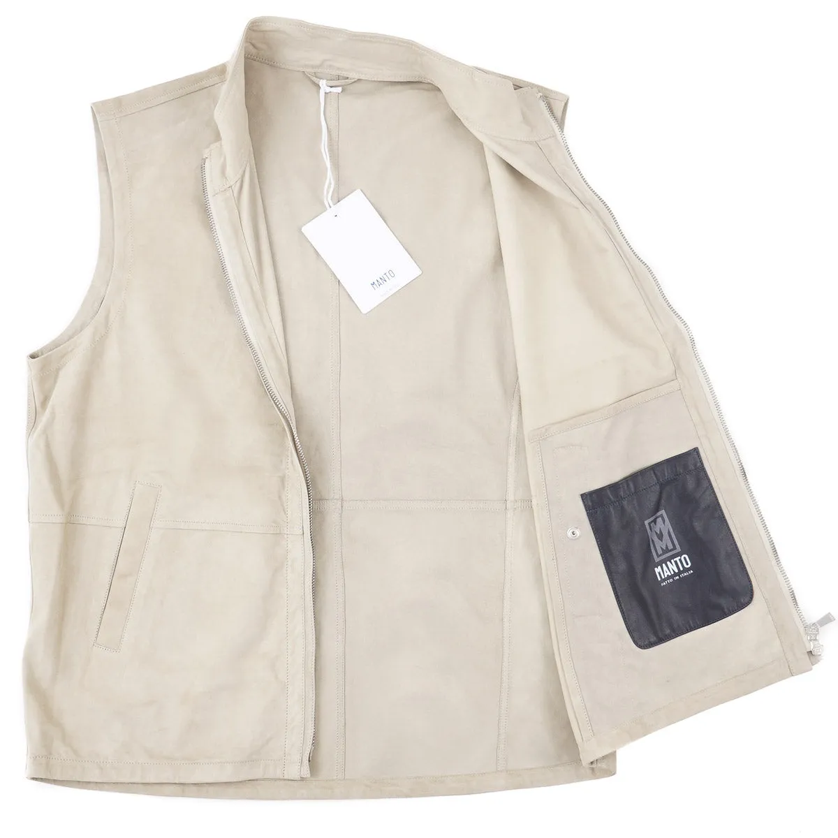 Manto Unlined Lambskin Suede Vest