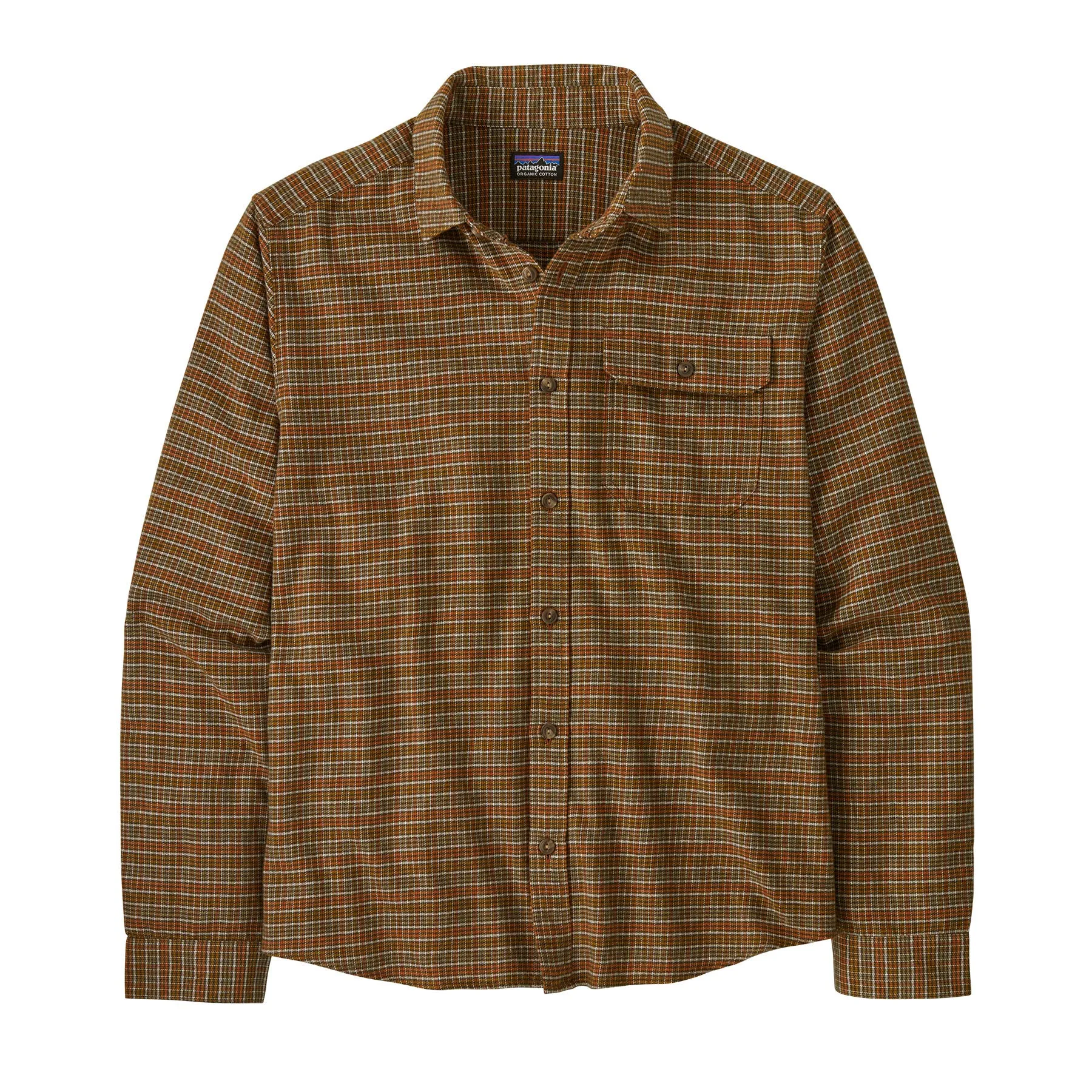 Men's Long-Sleeved Lightweight Fjord Flannel Shirt