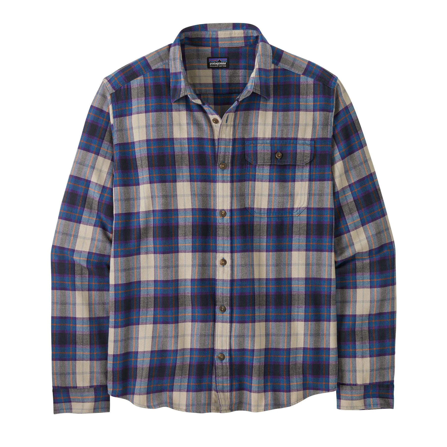 Men's Long-Sleeved Lightweight Fjord Flannel Shirt