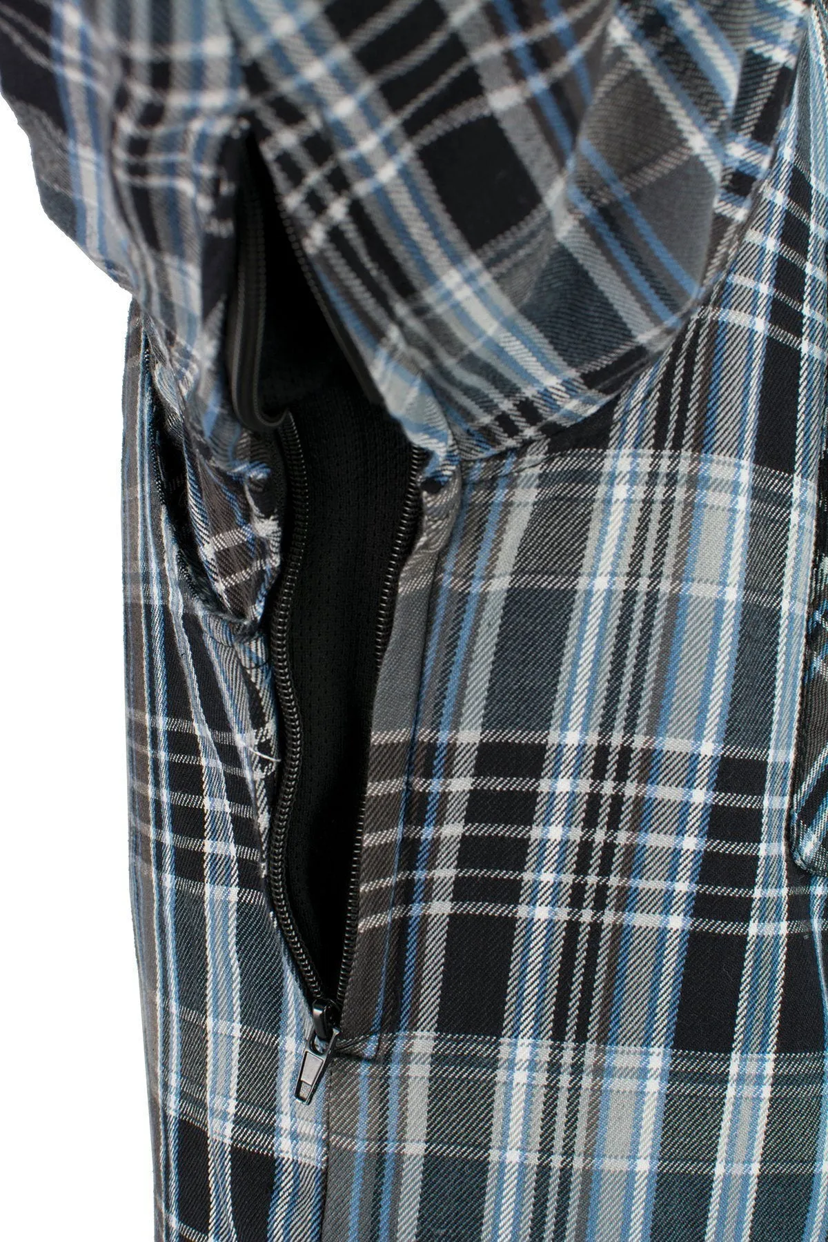 Milwaukee Performance-MPM1636-Men's Armored Flannel Biker Shirt w/ Aramid® by DuPont™ Fibers