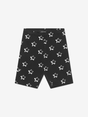 Monnalisa Girls Cotton Star Print Cycling Shorts