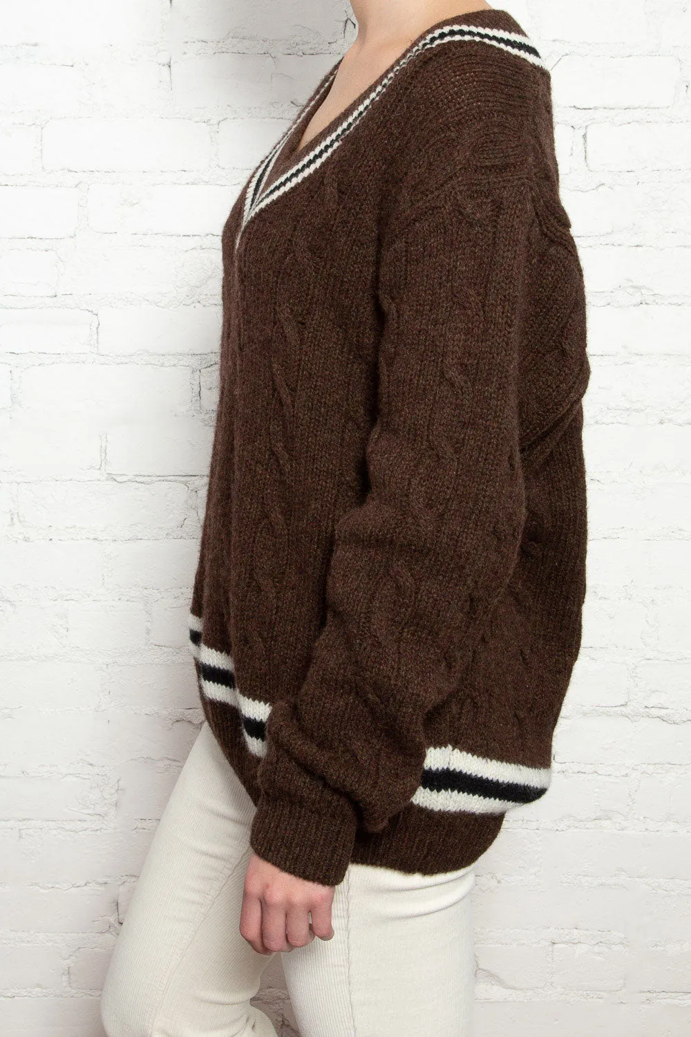 Nikki Heavy Wool Stripe Sweater