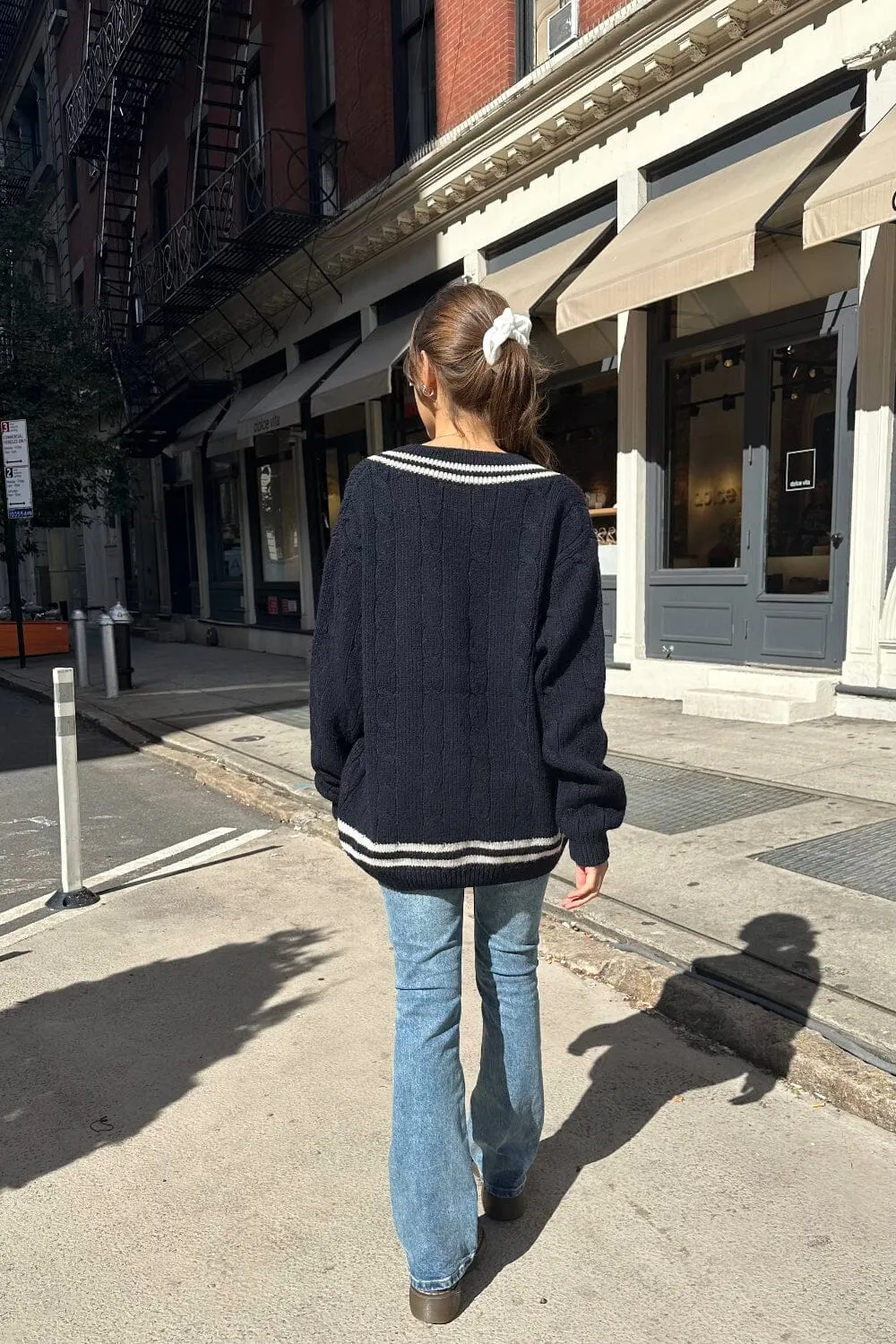 Nikki Heavy Wool Stripe Sweater