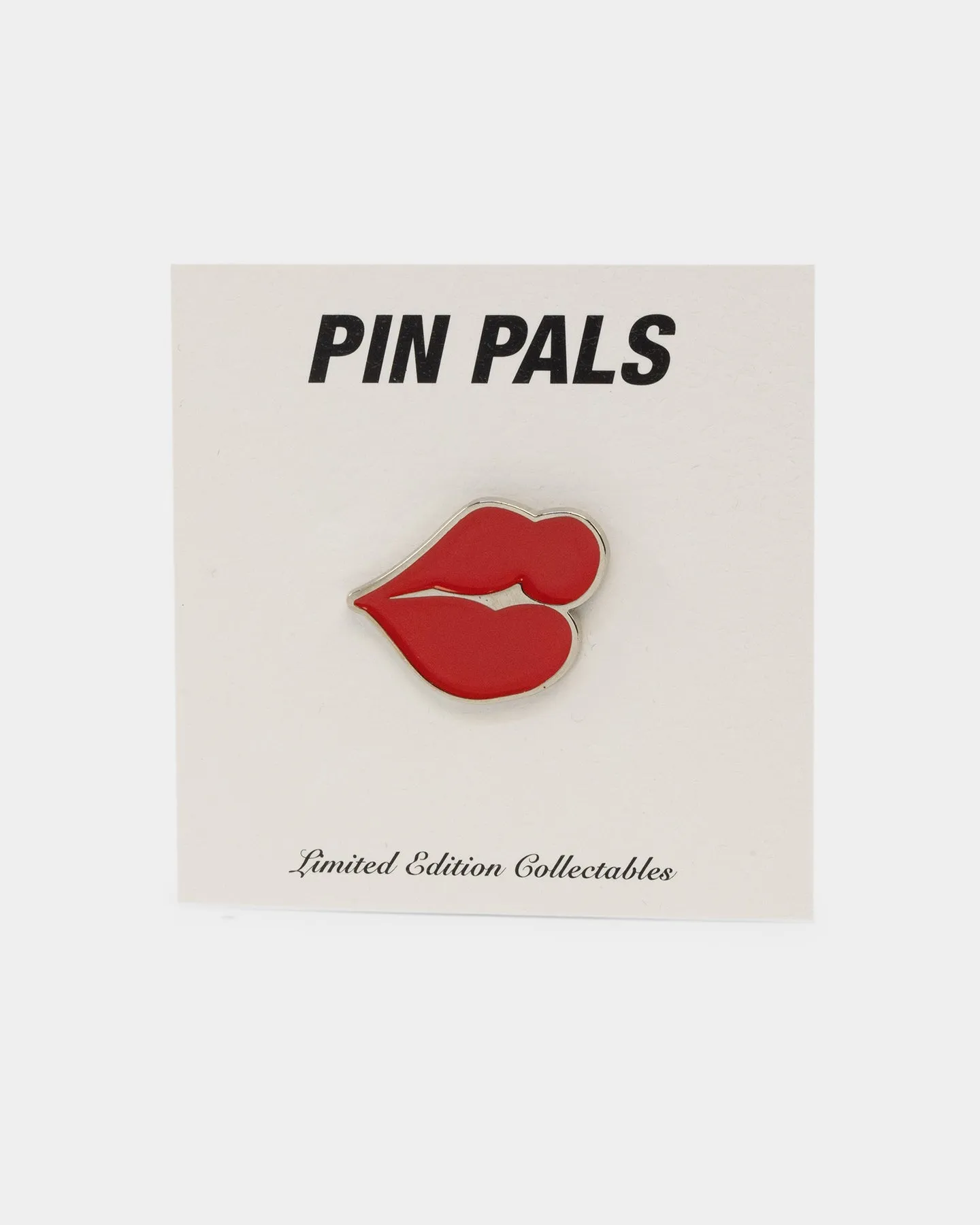 Pin Pals Kiss Pin Red