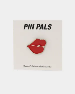 Pin Pals Kiss Pin Red