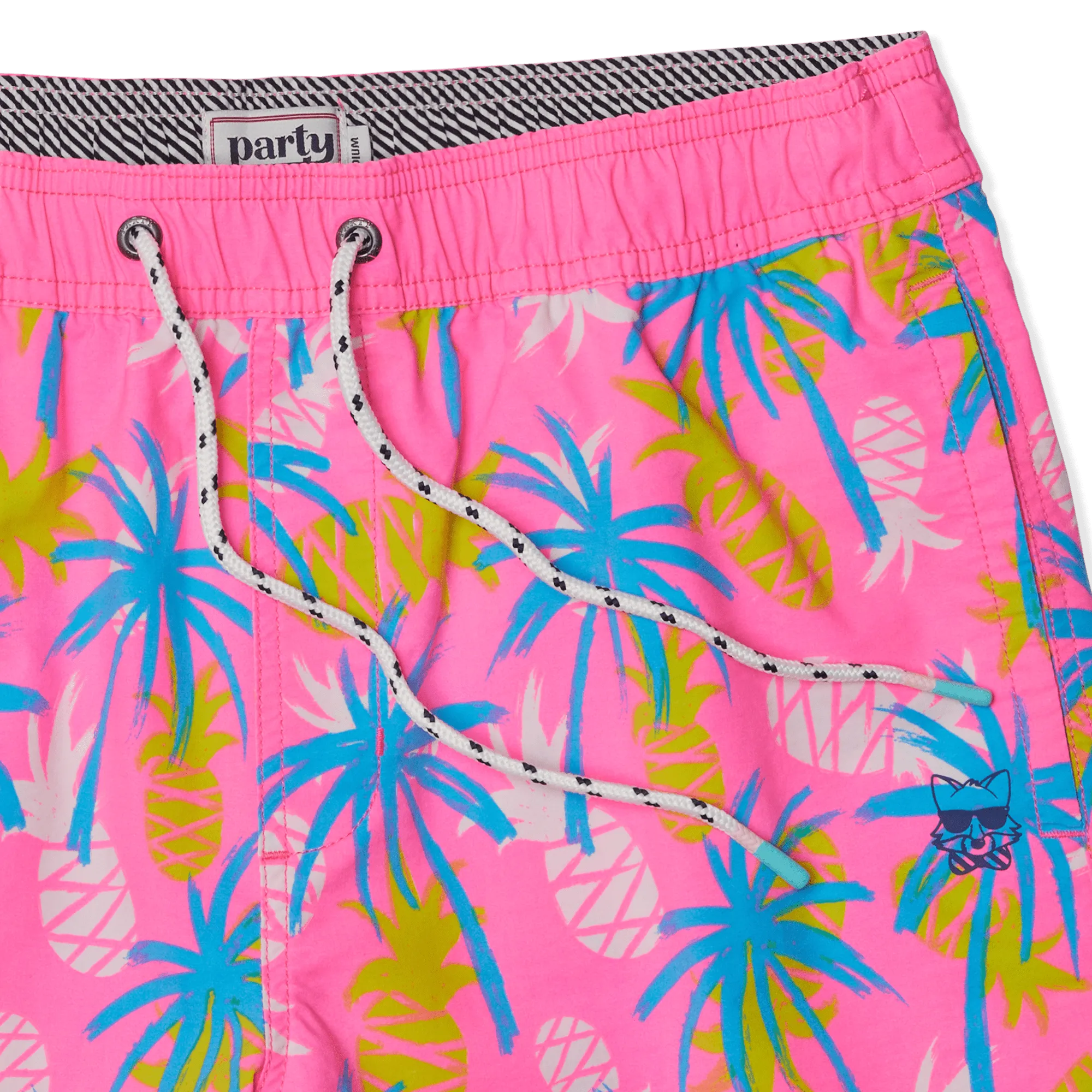 Pineapple Apple Pink Party Starter Shorts