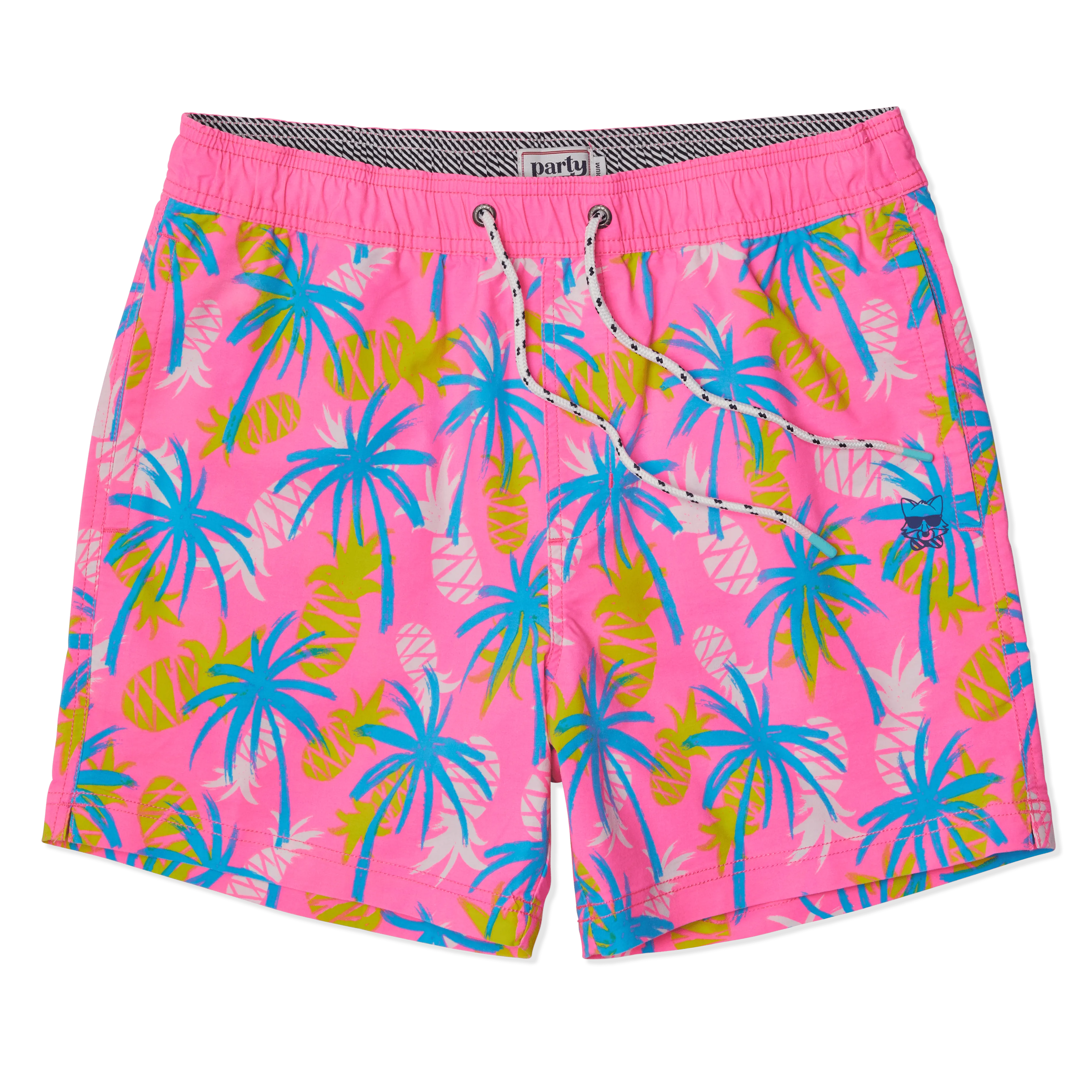 Pineapple Apple Pink Party Starter Shorts