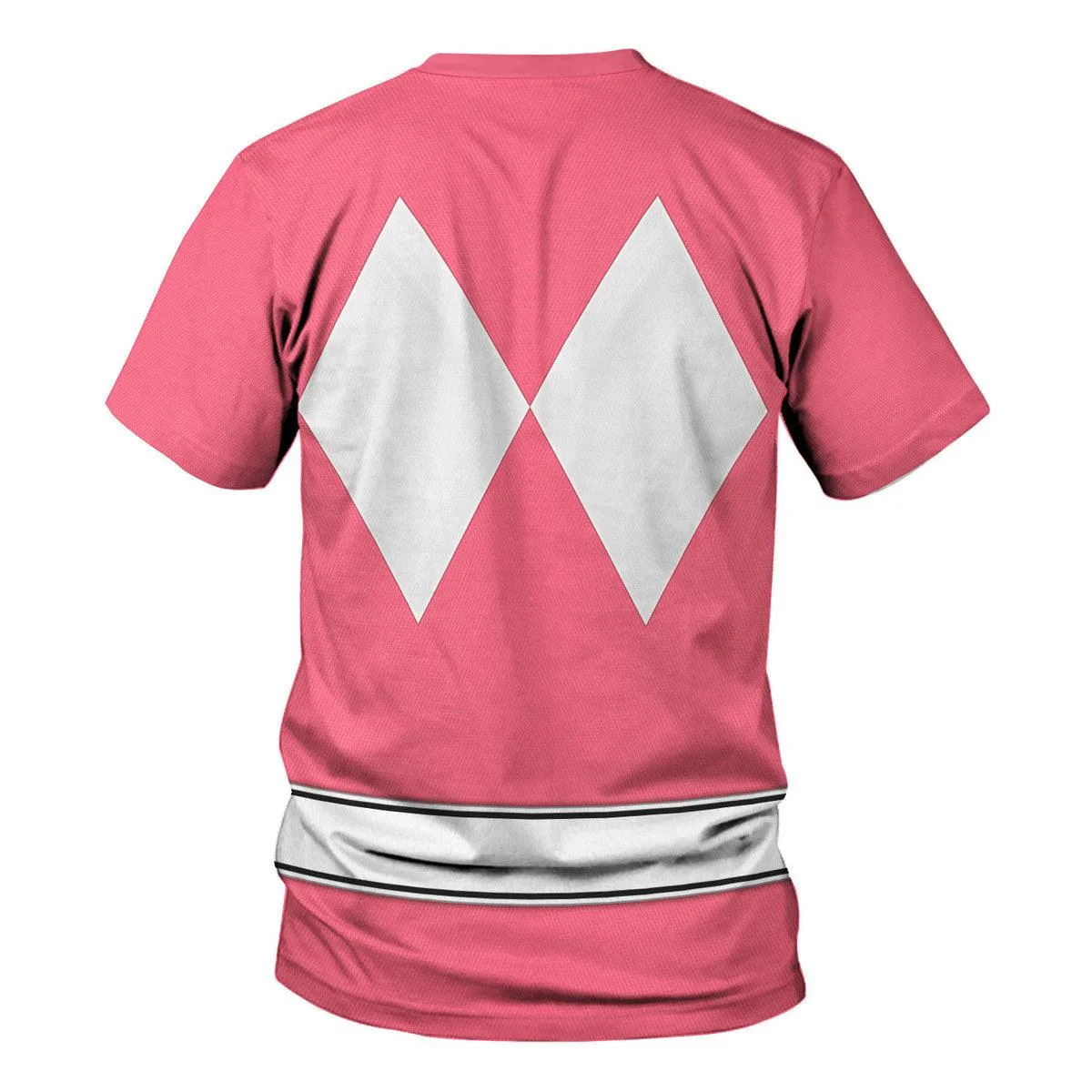 Pink Ranger Mighty Morphin The Movie (1995) Hoodies Sweatshirt T-shirt Hawaiian